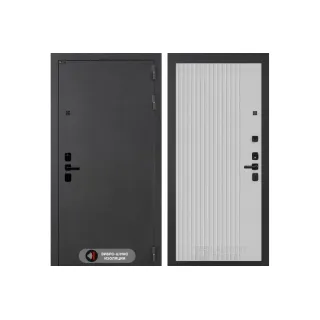 Входная дверь ACUSTIC 29 - Белый рельеф софт