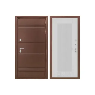 Входная дверь Термо Лайт 30 - Белый рельеф софт